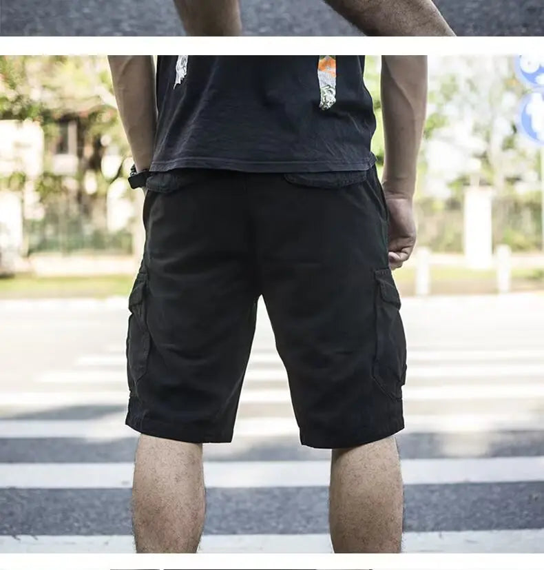 Trendy Men’s Cargo Bermuda Shorts – Stylish Streetwear Essential - BuzzMart