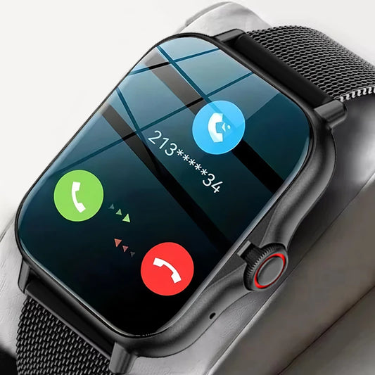 2024 Smart Watch Android Phone 1.44'' Inch Color Screen Bluetooth Call Blood Oxygen/Pressure Monitoring Smart Watch Women Men - BuzzMart