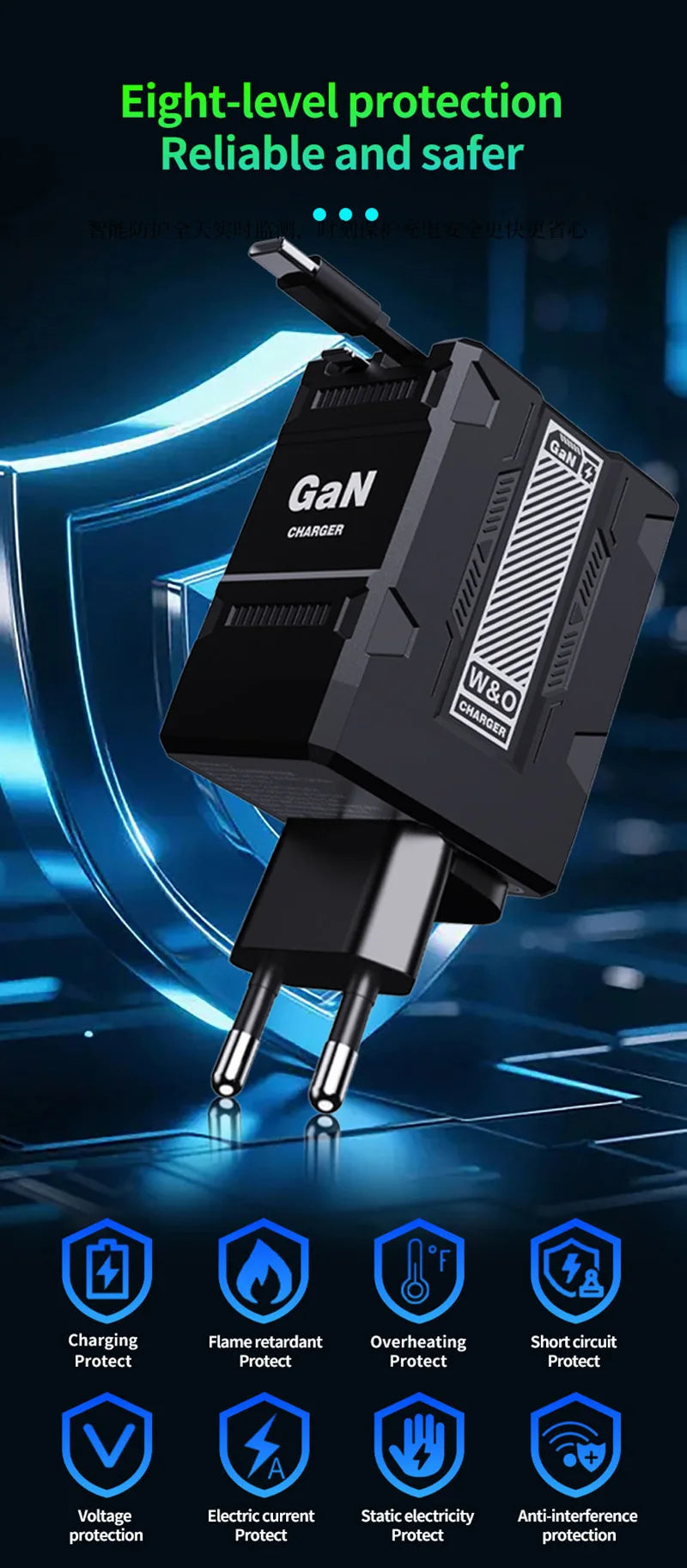 Magical 120W Fast Charger with Retractable Cables – Gift-Ready! - BuzzMart