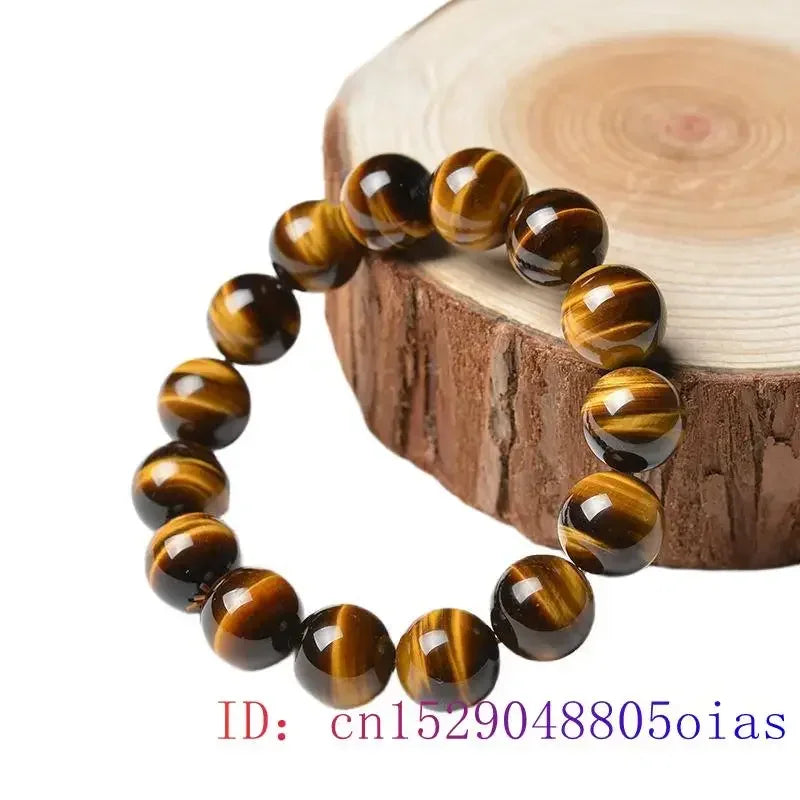 Vintage Tiger Eye Energy Bracelet – Real Gemstone Gift - BuzzMart