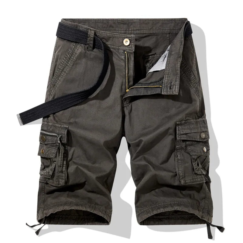 Men’s Slim Outdoor Cargo Shorts – Quick-Dry Summer Wear - BuzzMart