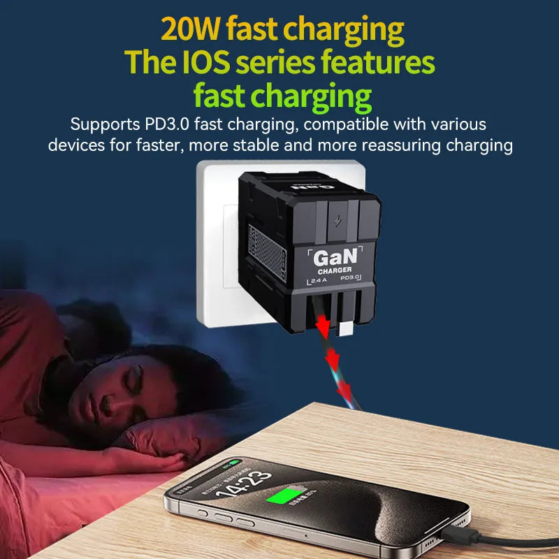 Chic 20W GaN USB-C Fast Charger for All Devices - BuzzMart