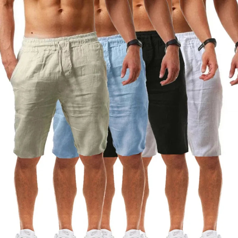 Men’s Casual Cotton Shorts – Breathable Streetwear for Spring & Autumn - BuzzMart