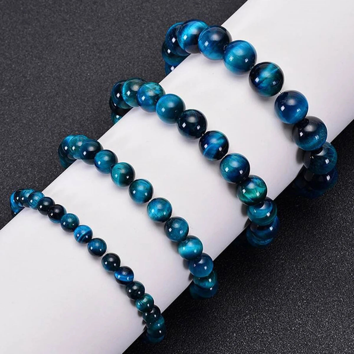 Mystic Blue Tiger Eye Bracelet – Trendy Healing Gift - BuzzMart