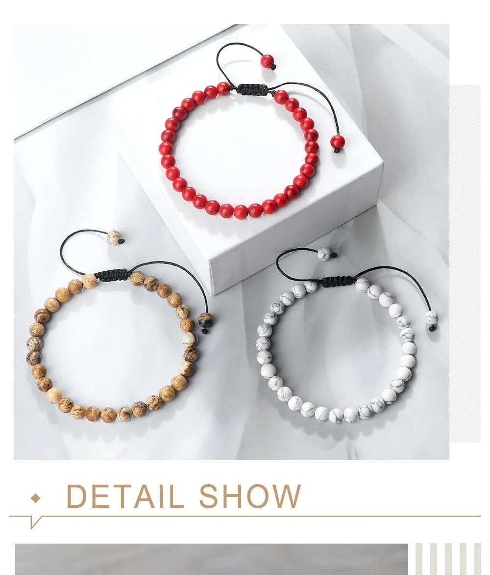 🐯 Healing Tiger Eye Bracelet – Adjustable Gift for Him/Her - BuzzMart