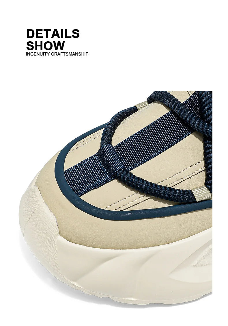 Men’s Chunky Sneakers – Breathable Mesh Casual Shoes 2025 - BuzzMart