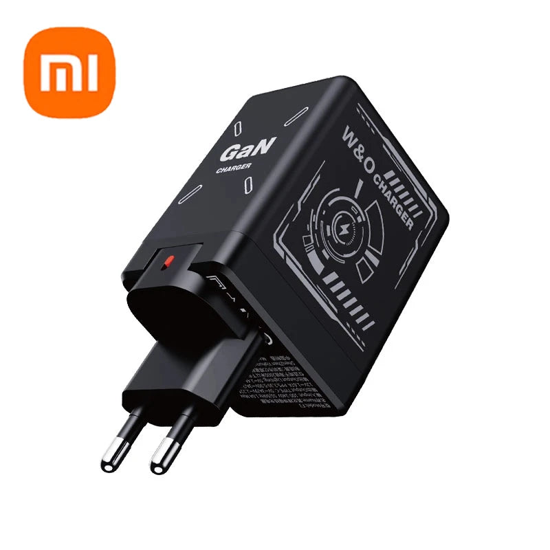 Sleek 120W GaN Charger with Retractable Cables – Fast! - BuzzMart
