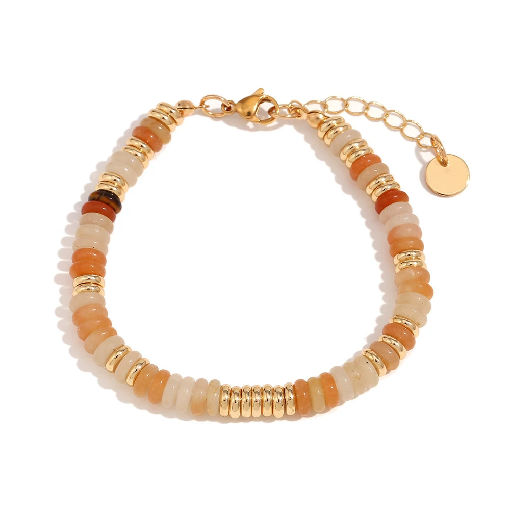 Elegant Tiger Eye Bracelet – 18K Gold Plated for Women - BuzzMart