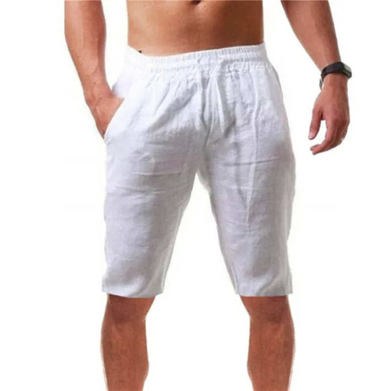 Men’s Casual Cotton Shorts – Breathable Streetwear for Spring & Autumn - BuzzMart