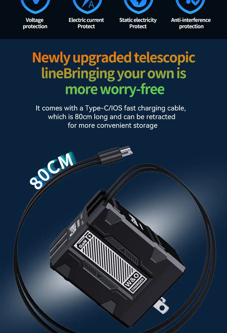 Trendy 20W GaN PD3.0 Charger for All Phones - BuzzMart