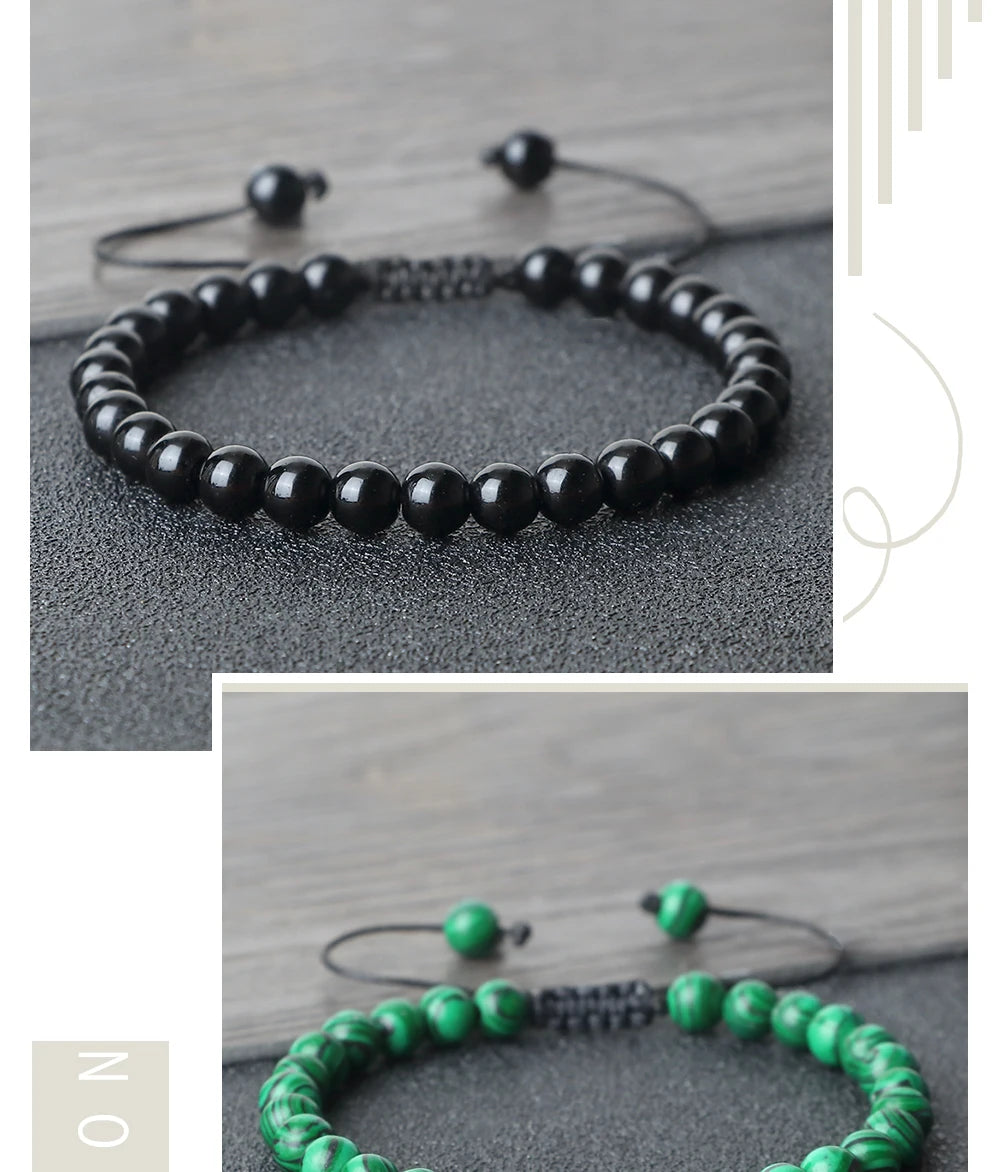 🐯 Healing Tiger Eye Bracelet – Adjustable Gift for Him/Her - BuzzMart