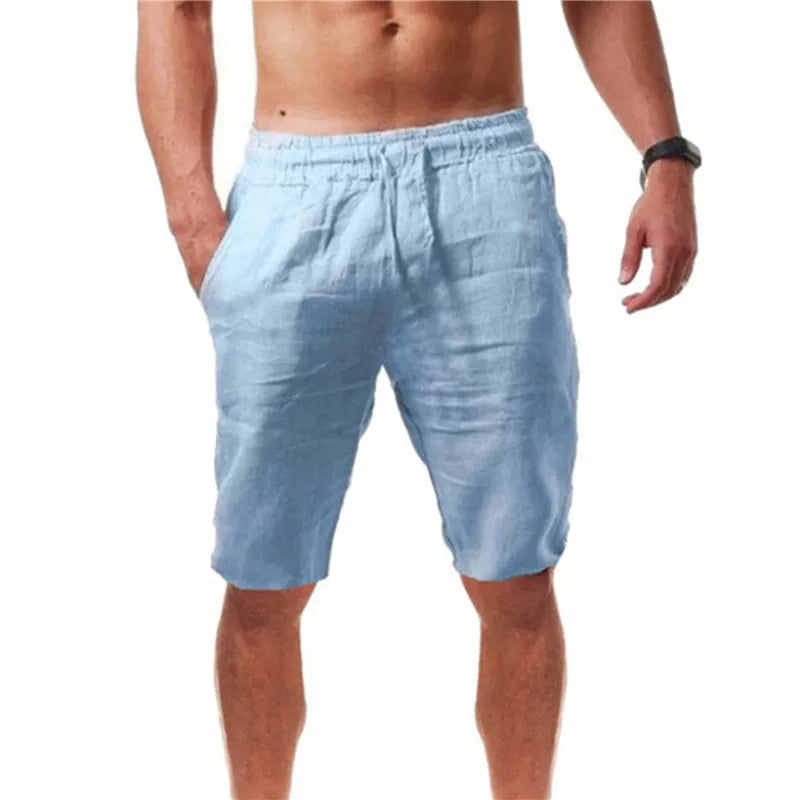 Men’s Casual Cotton Shorts – Breathable Streetwear for Spring & Autumn - BuzzMart