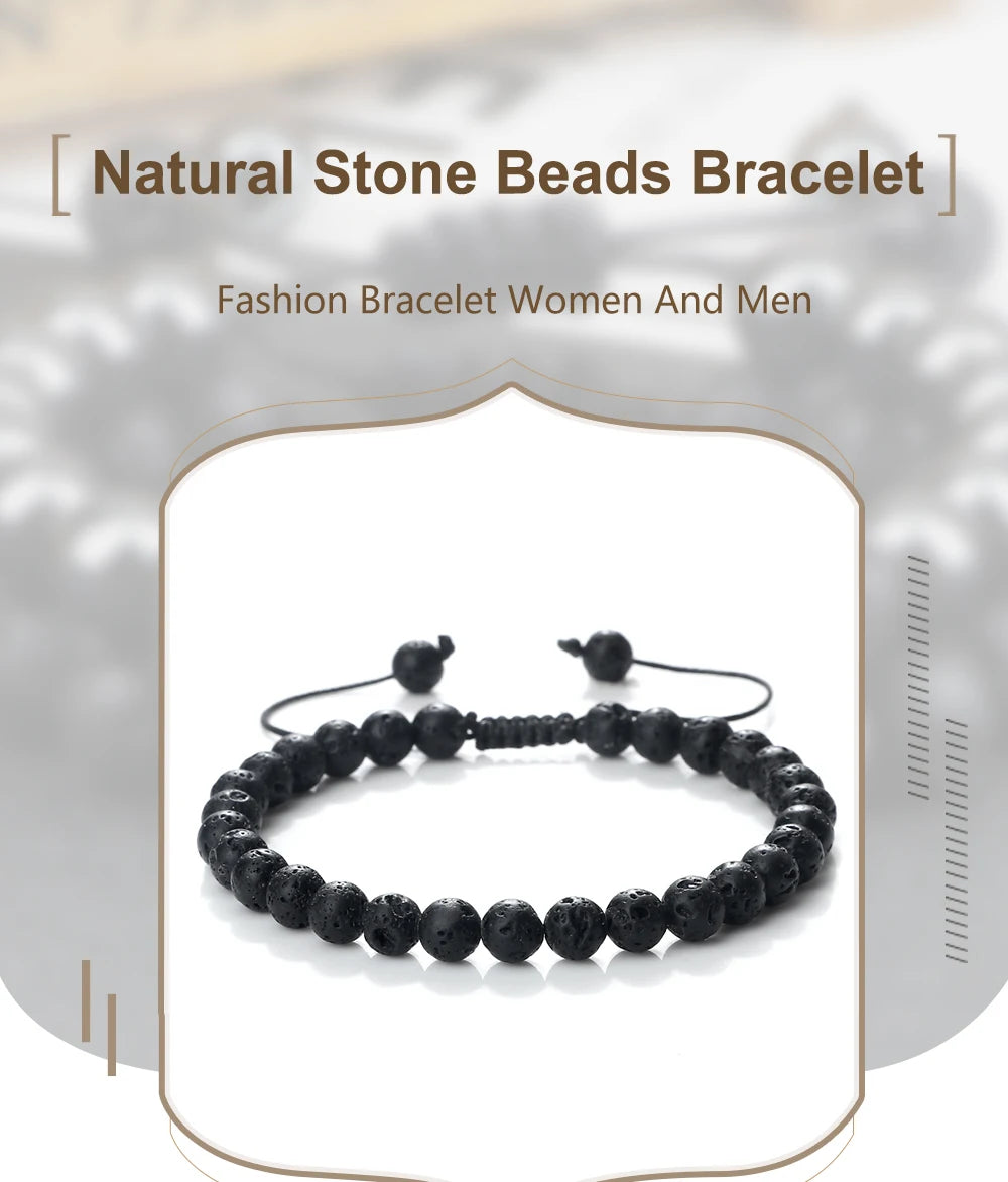🐯 Healing Tiger Eye Bracelet – Adjustable Gift for Him/Her - BuzzMart