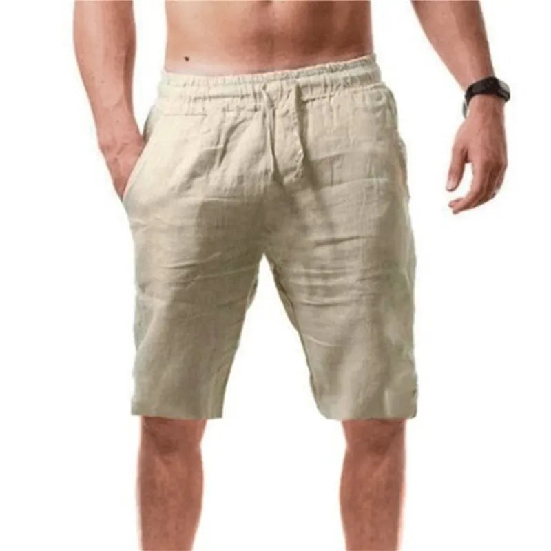 Men’s Casual Cotton Shorts – Breathable Streetwear for Spring & Autumn - BuzzMart