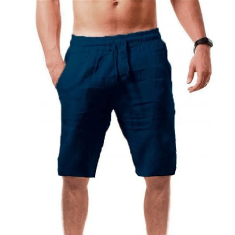 Men’s Casual Cotton Shorts – Breathable Streetwear for Spring & Autumn - BuzzMart