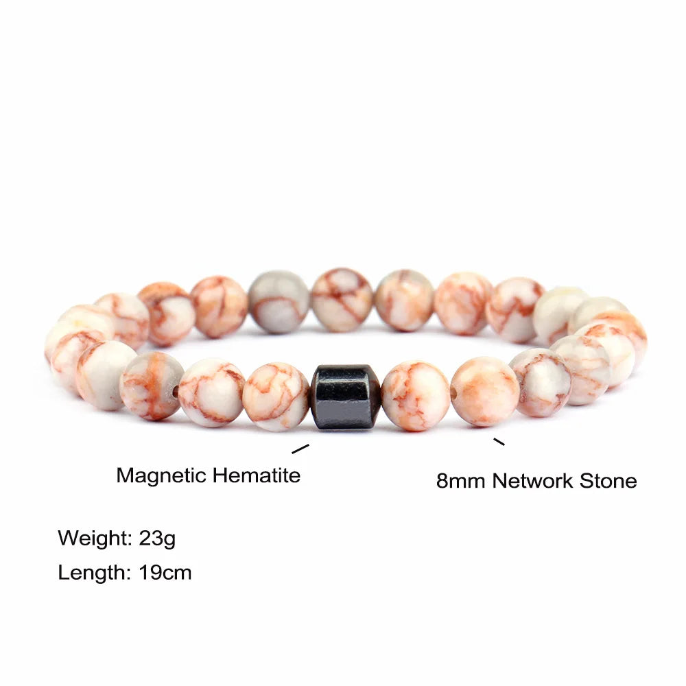 🧲 Magnetic Tiger Eye Bracelet – Handmade Gift for Him - BuzzMart