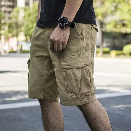 Trendy Men’s Cargo Bermuda Shorts – Stylish Streetwear Essential - BuzzMart