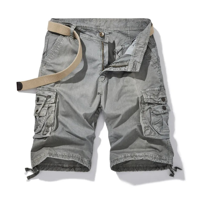 Men’s Slim Outdoor Cargo Shorts – Quick-Dry Summer Wear - BuzzMart