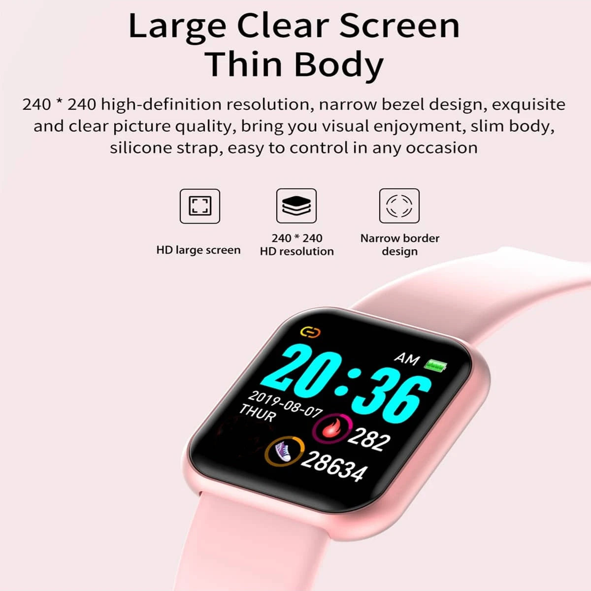 Multifunctional Smart Watch Men Women Bluetooth Connected Phone Music Player Fitness Sport Bracelet Sleep Monitor D13 Smartwatch - BuzzMart
