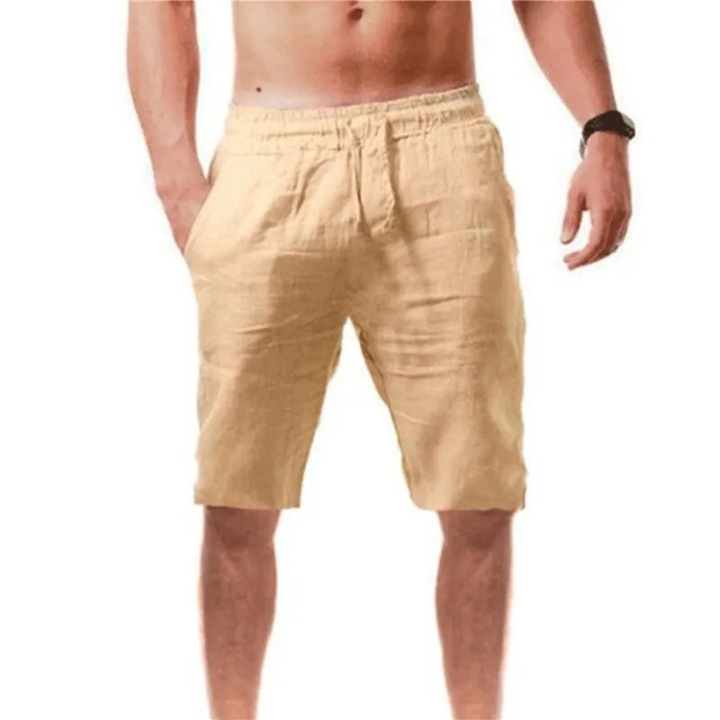 Men’s Casual Cotton Shorts – Breathable Streetwear for Spring & Autumn - BuzzMart
