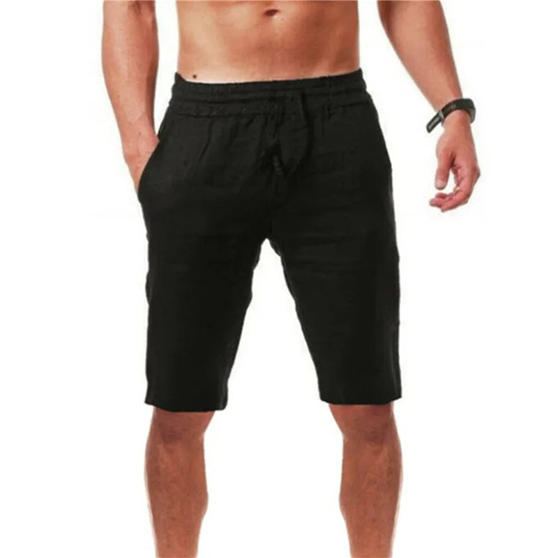 Men’s Casual Cotton Shorts – Breathable Streetwear for Spring & Autumn - BuzzMart