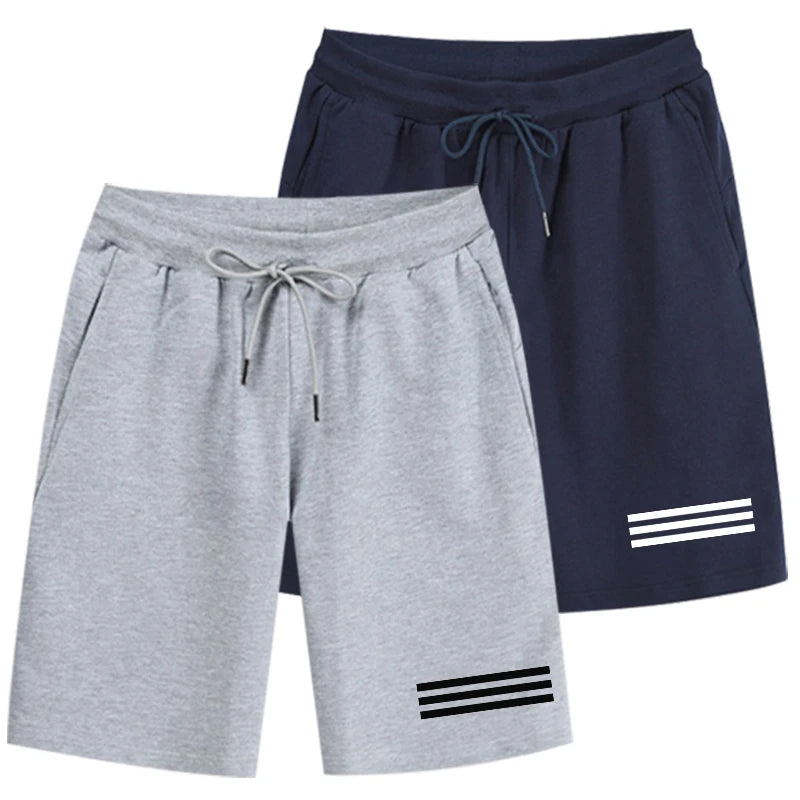 2-Pack Men’s Printed Jogger Shorts – Breathable Summer Activewear - BuzzMart