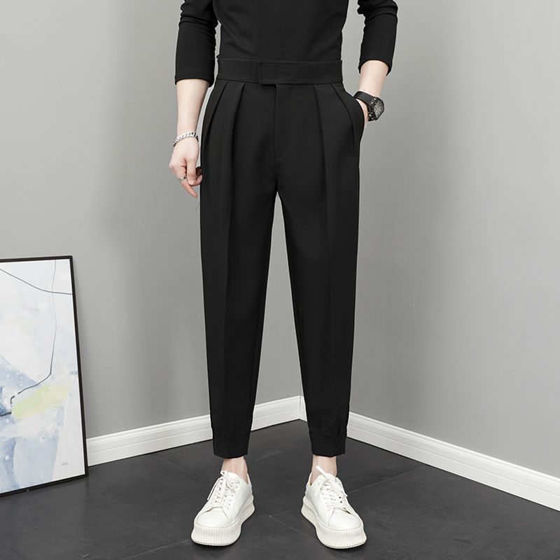 Trendy High-Waist Pleated Pants for Stylish Spring Looks - BuzzMart