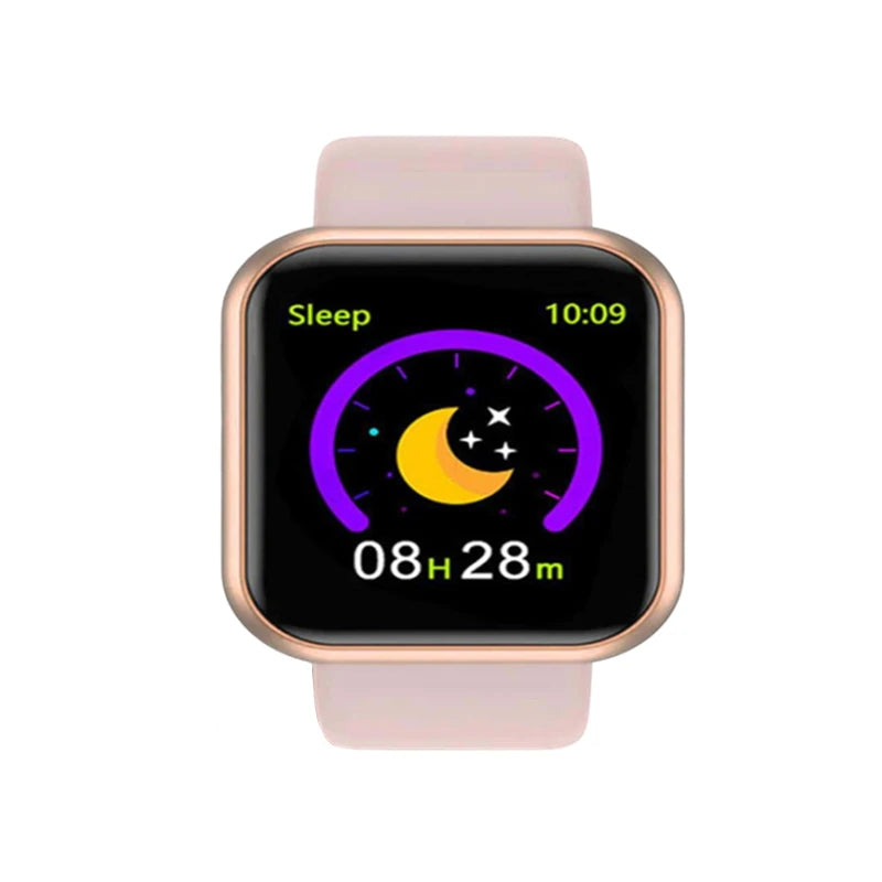 Smart Watches For Women Men Bluetooth Connect Phone Player Music Control Fitness Heart Rate Monitor Sport Bracelet Digital Y68 - BuzzMart