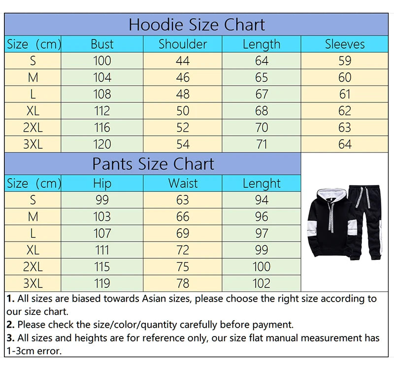 Men’s Cozy Hooded Tracksuit – Trendy Winter Street Style - BuzzMart