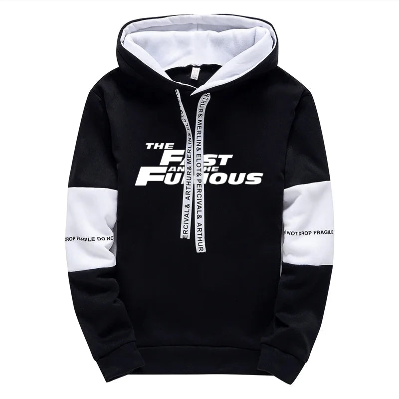 Men’s Cozy Hooded Tracksuit – Trendy Winter Street Style - BuzzMart