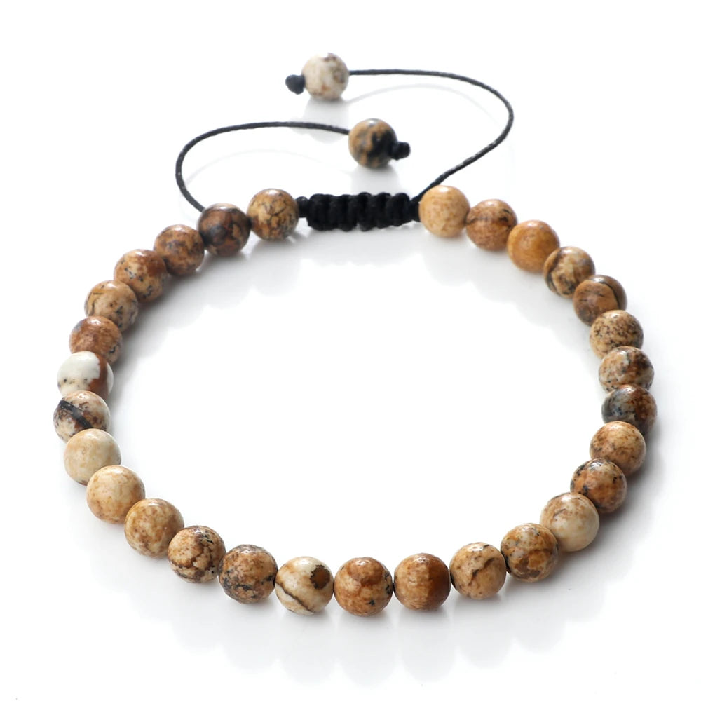 🐯 Healing Tiger Eye Bracelet – Adjustable Gift for Him/Her - BuzzMart