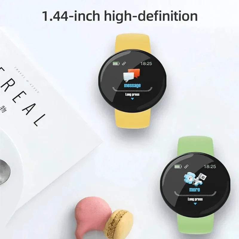 2025 New D18 Multifunctional Smart Watch Men & Women Bluetooth Connected Phone Music Fitness Sports Bracelet Sleep Monitor watch - BuzzMart
