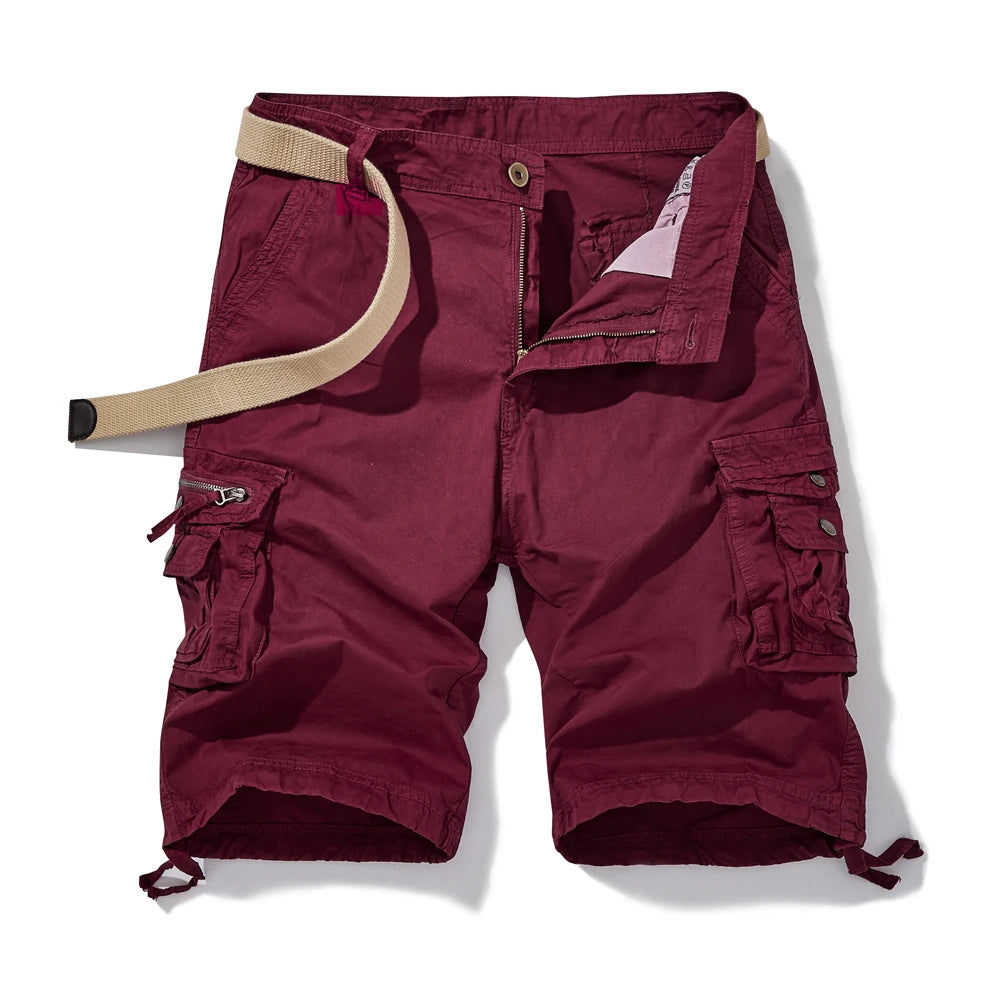 Men’s Slim Outdoor Cargo Shorts – Quick-Dry Summer Wear - BuzzMart