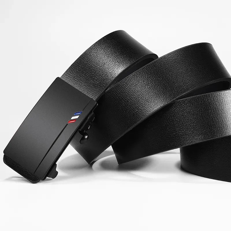 New Product Belt MEN'S High Quality Toothless Automatic Buckle Casual Men Belt MEN'S Business Fashion Belt - BuzzMart