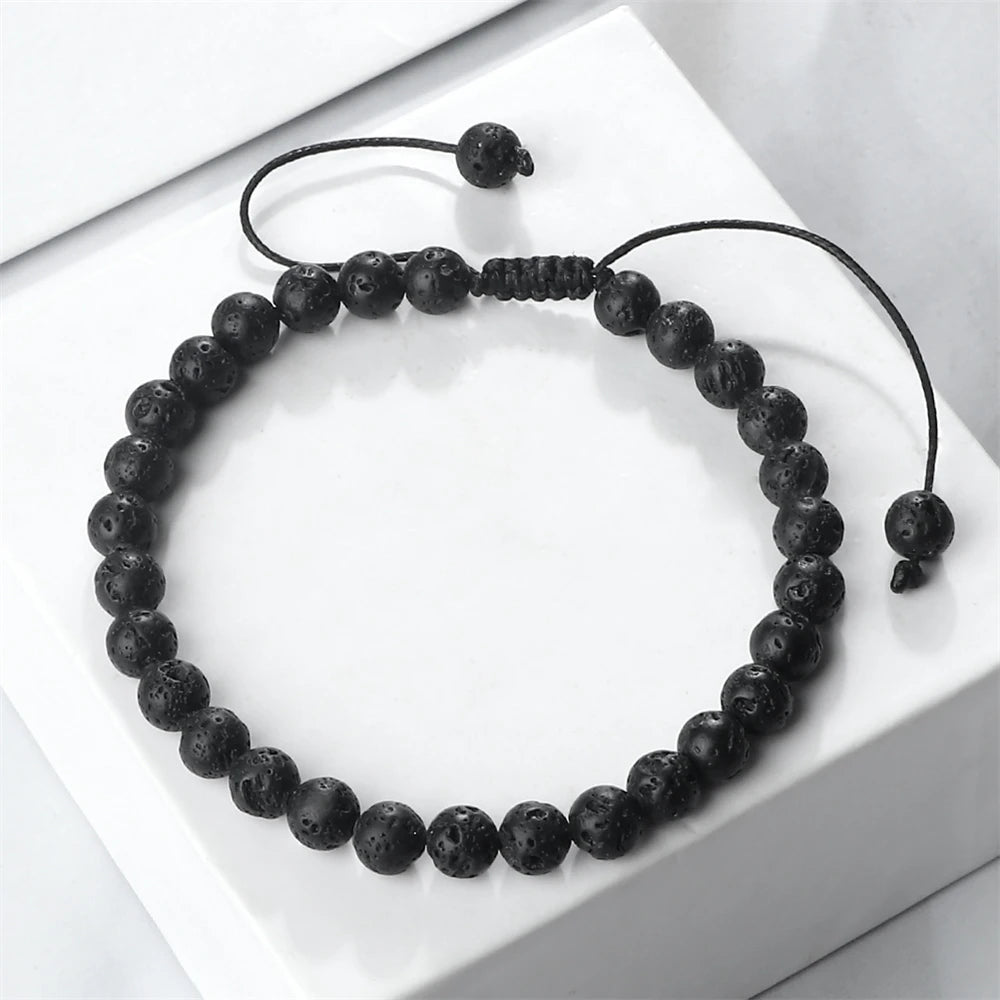 🐯 Healing Tiger Eye Bracelet – Adjustable Gift for Him/Her - BuzzMart