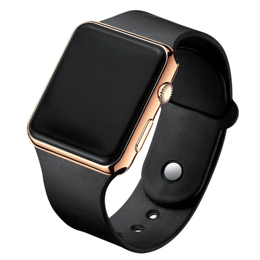 Simple Digital Sport Watch | LED Electronic Unisex Casual Wristwatch - BuzzMart
