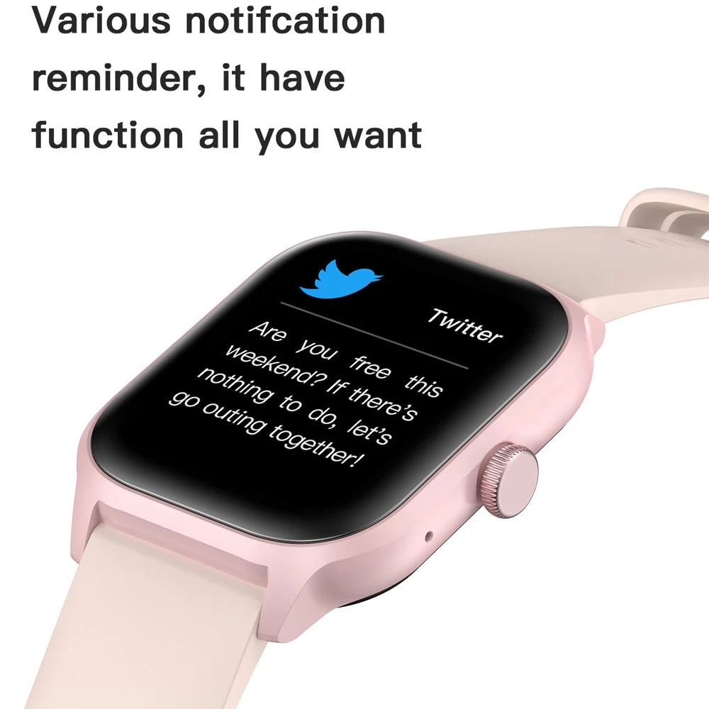 LEMFO LT10 Smart Watch 2024 Android Gift Bluetooth Call Smartwatch 2024 Touch Dial Music Fitness Tracker Sports Watches - BuzzMart