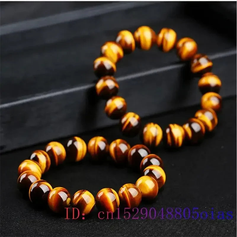 Vintage Tiger Eye Energy Bracelet – Real Gemstone Gift - BuzzMart