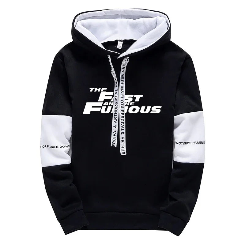 Men’s Cozy Hooded Tracksuit – Trendy Winter Street Style - BuzzMart