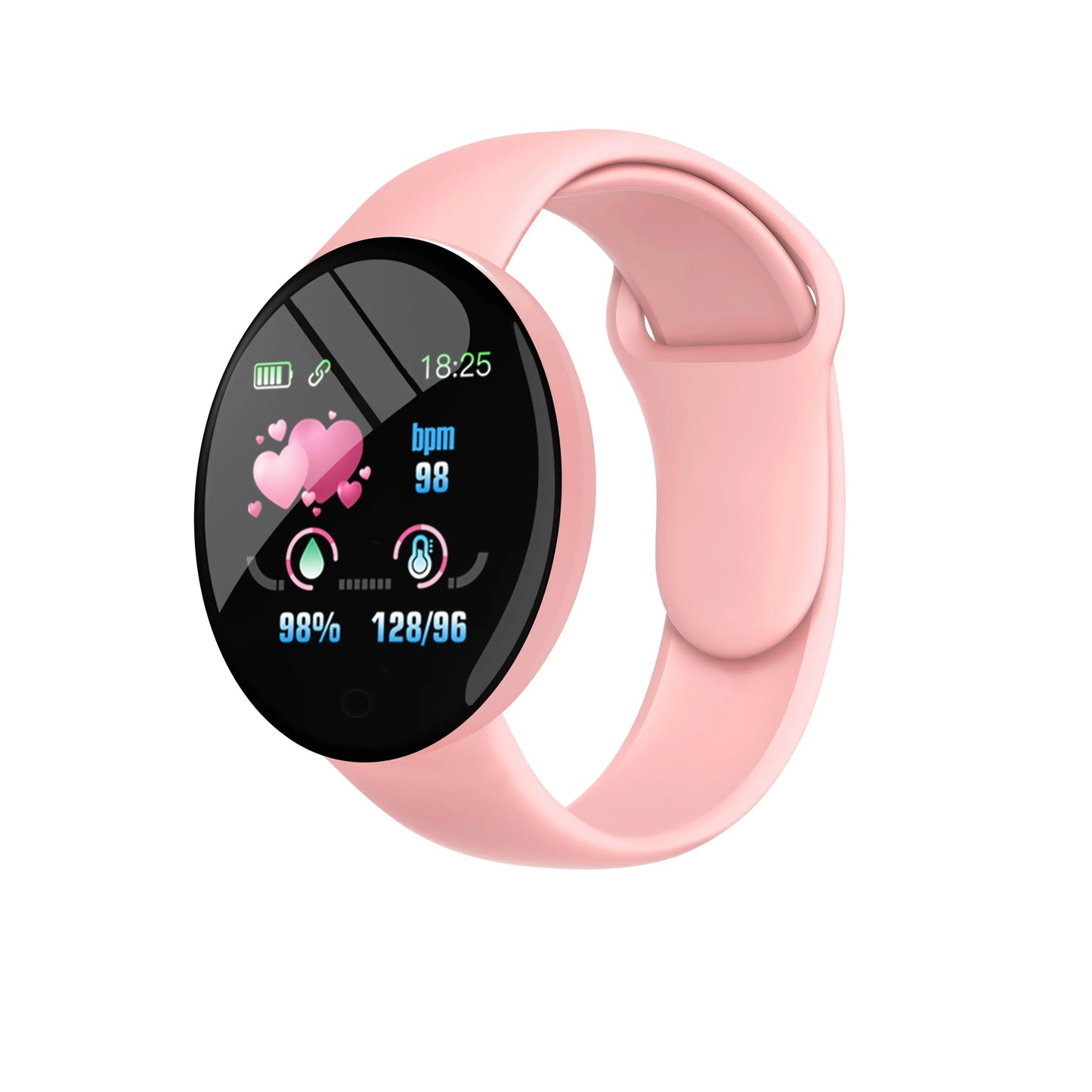 2025 New D18 Multifunctional Smart Watch Men & Women Bluetooth Connected Phone Music Fitness Sports Bracelet Sleep Monitor watch - BuzzMart