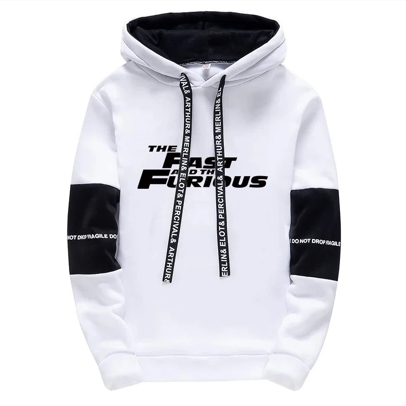 Men’s Cozy Hooded Tracksuit – Trendy Winter Street Style - BuzzMart