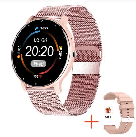 LIGE Smart Watch Women Men Full Touch Screen Bluetooth 5.2 Call Waterproof Watches Sports Fitness Tracker Factory IP67 ZL02 New - BuzzMart