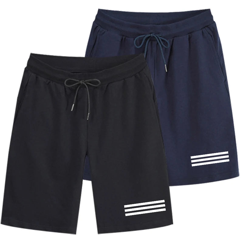 2-Pack Men’s Printed Jogger Shorts – Breathable Summer Activewear - BuzzMart