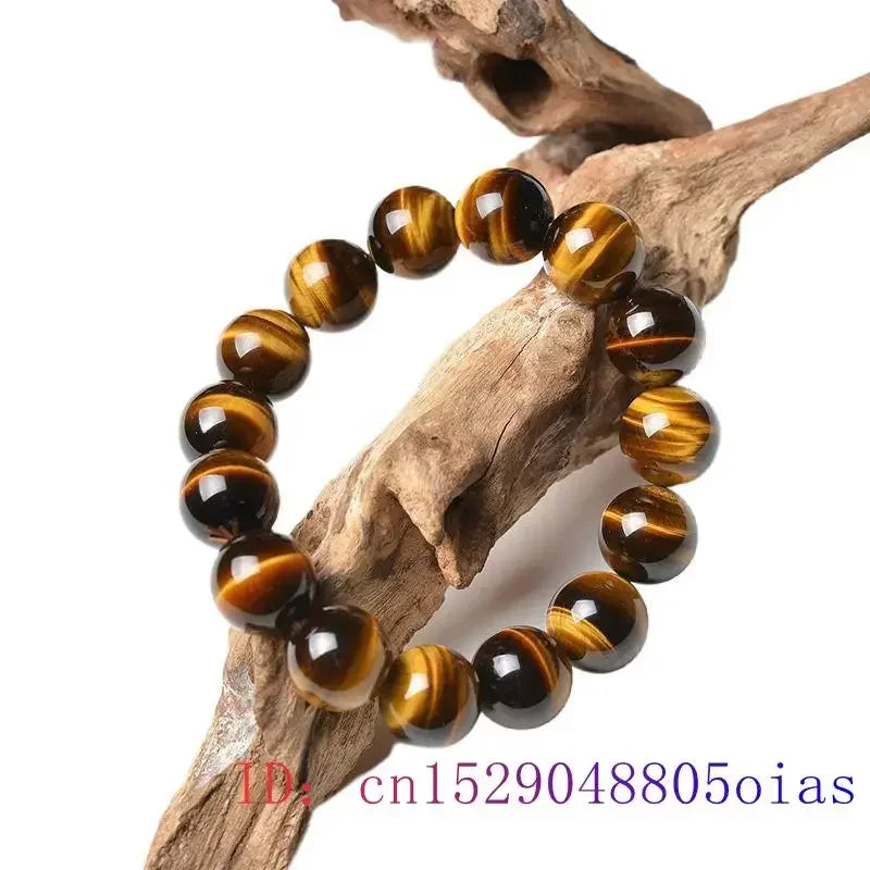 Vintage Tiger Eye Energy Bracelet – Real Gemstone Gift - BuzzMart