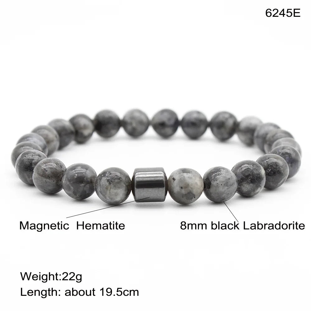 🧲 Magnetic Tiger Eye Bracelet – Handmade Gift for Him - BuzzMart