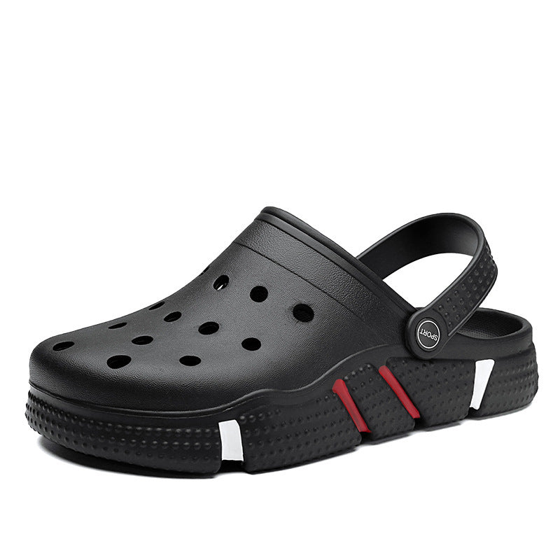 Men Sandals Summer Hole Shoes Beach Slippers - BuzzMart