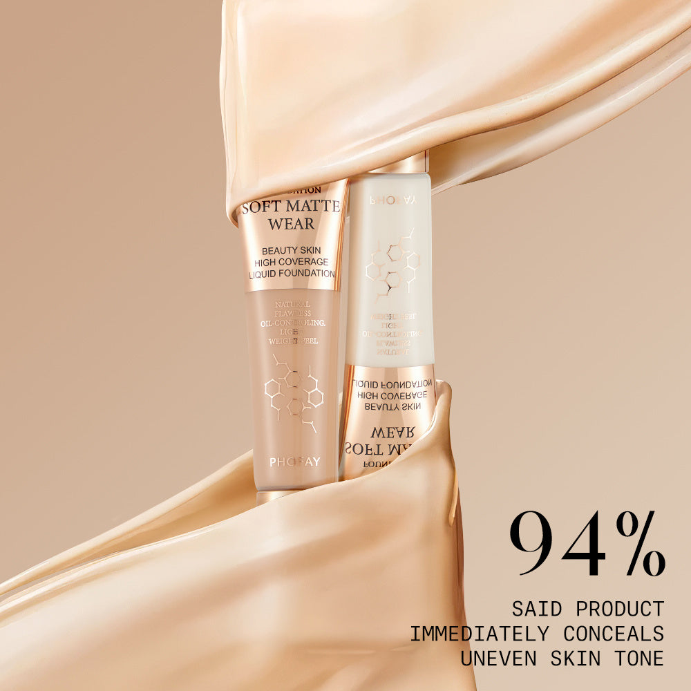 PHOFAY Full Coverage Foundation - BuzzMart