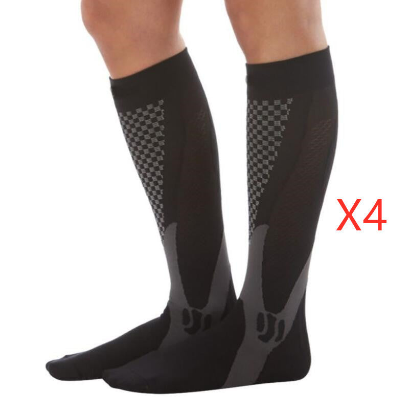 Compression Socks For Men&Women Best Graduated Athletic Fit For Running Flight Travel Boost Stamina Circulation&Recovery Socks - BuzzMart