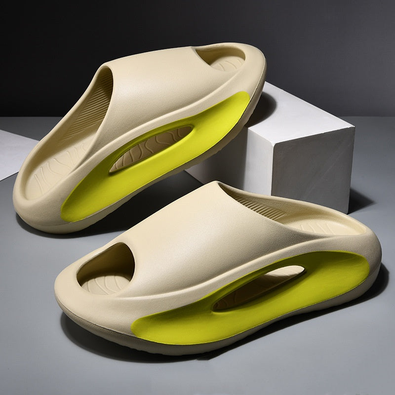 Ins Slippers Women Men Peep Toe Slipper Summer Hollow Unisex Sports Beach Shoes - BuzzMart