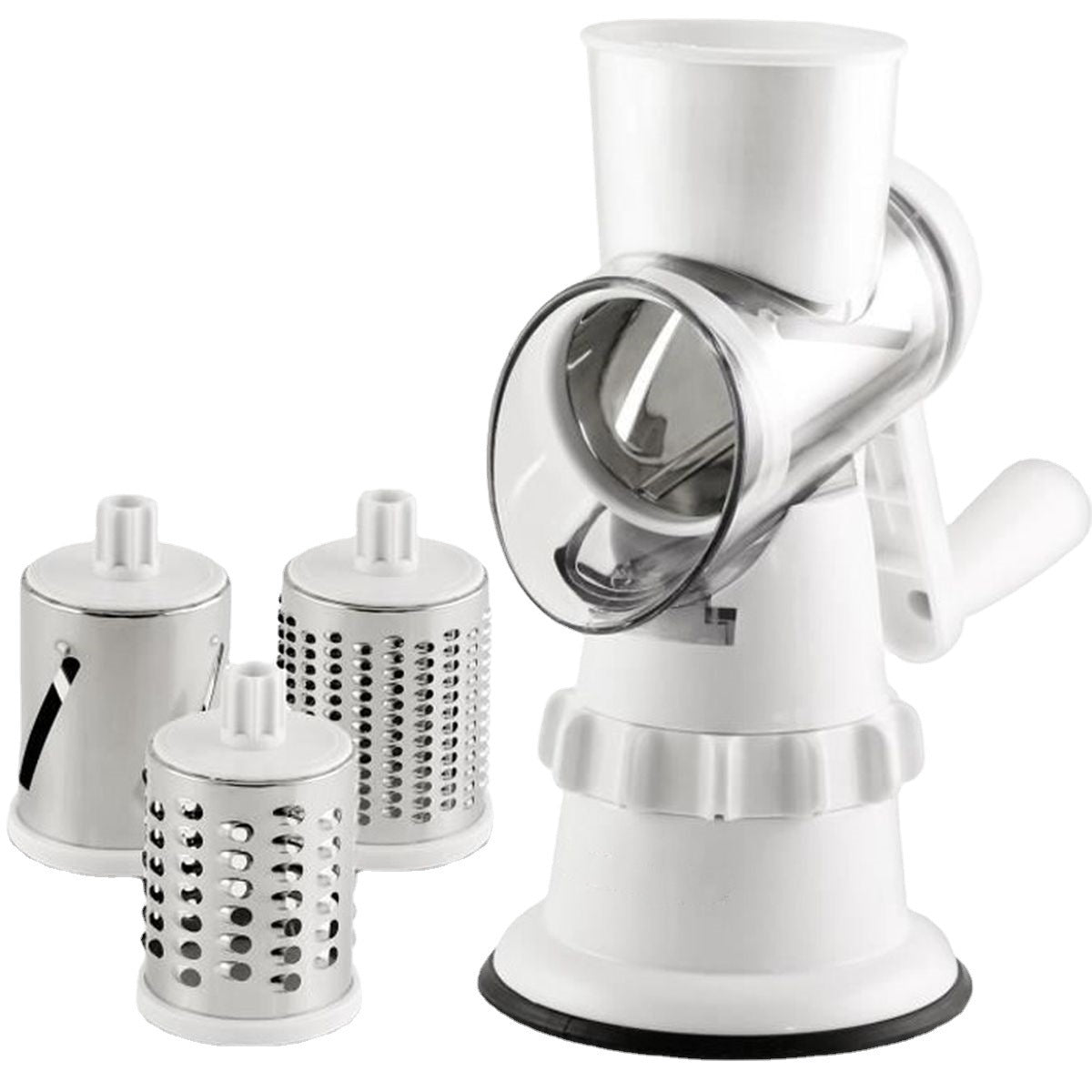 3 In 1 Vegetable Slicer Manual Kitchen Accessories Grater For Vegetable Cutter Round Chopper Mandolin Shredder Potato Home Kitchen Supplies Kitchen Gadgets - BuzzMart